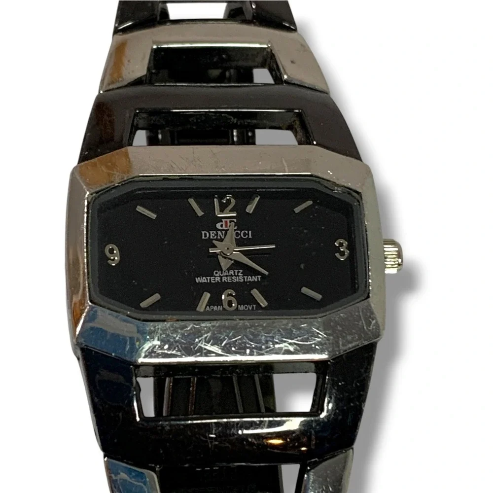 Denacci Mens Wristwatch Tank Rectangular Face Working 31mm